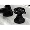 Kingston Brass KS4460RX Widespread Bathroom Faucet with Brass Pop-Up, Matte Black KS4460RX - alternate 2